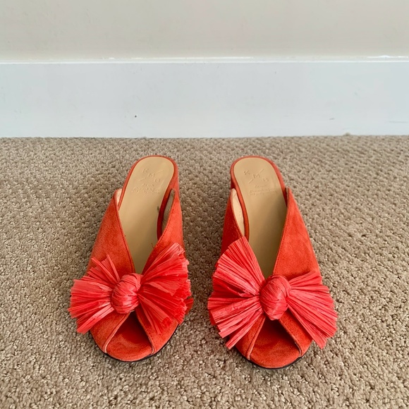 KMB Asrid Raffia Bow Mules from Anthropologie - Picture 2 of 8